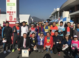 揖斐川町で開催される「いびがわマラソン」に参加した際のお写真です♪